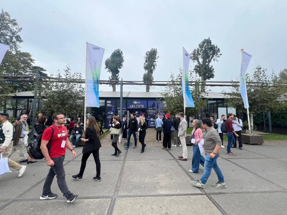 Aciano Technologies booth at AI Summit Amsterdam 2025