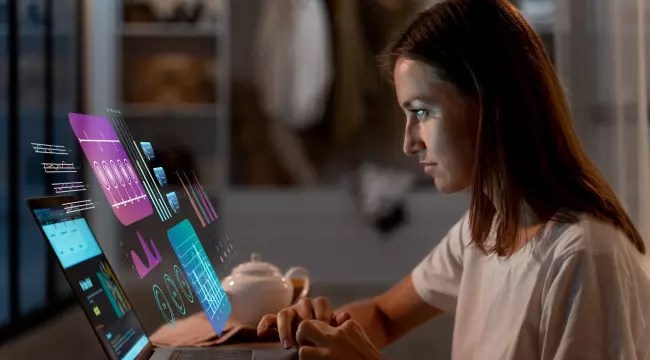 Illustration Showing AI Automation Preventing Software Downtime