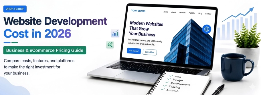 Website Development Cost for Business and eCommerce Websites in 2026
