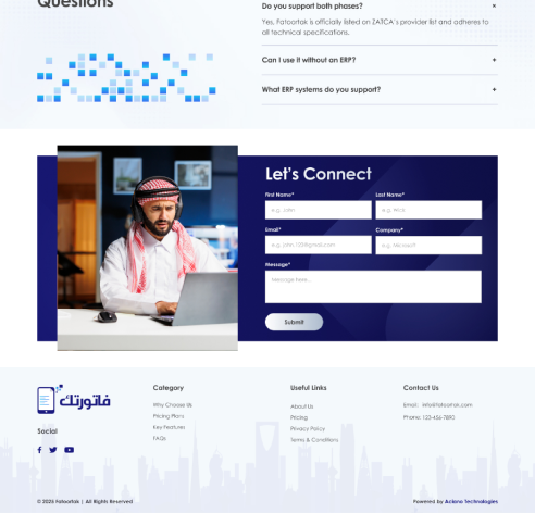 Fatoortak project showcase