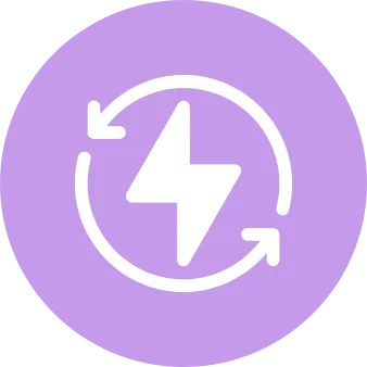 IoT Icon Representing Efficiency and Productivity