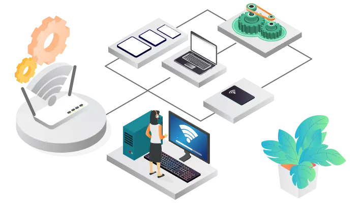 Industrial Equipment Connected with Real-Time IoT Monitoring