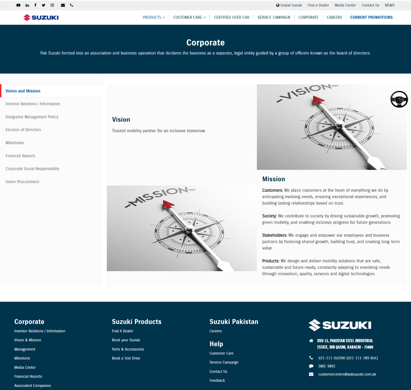 Suzuki Pakistan project showcase