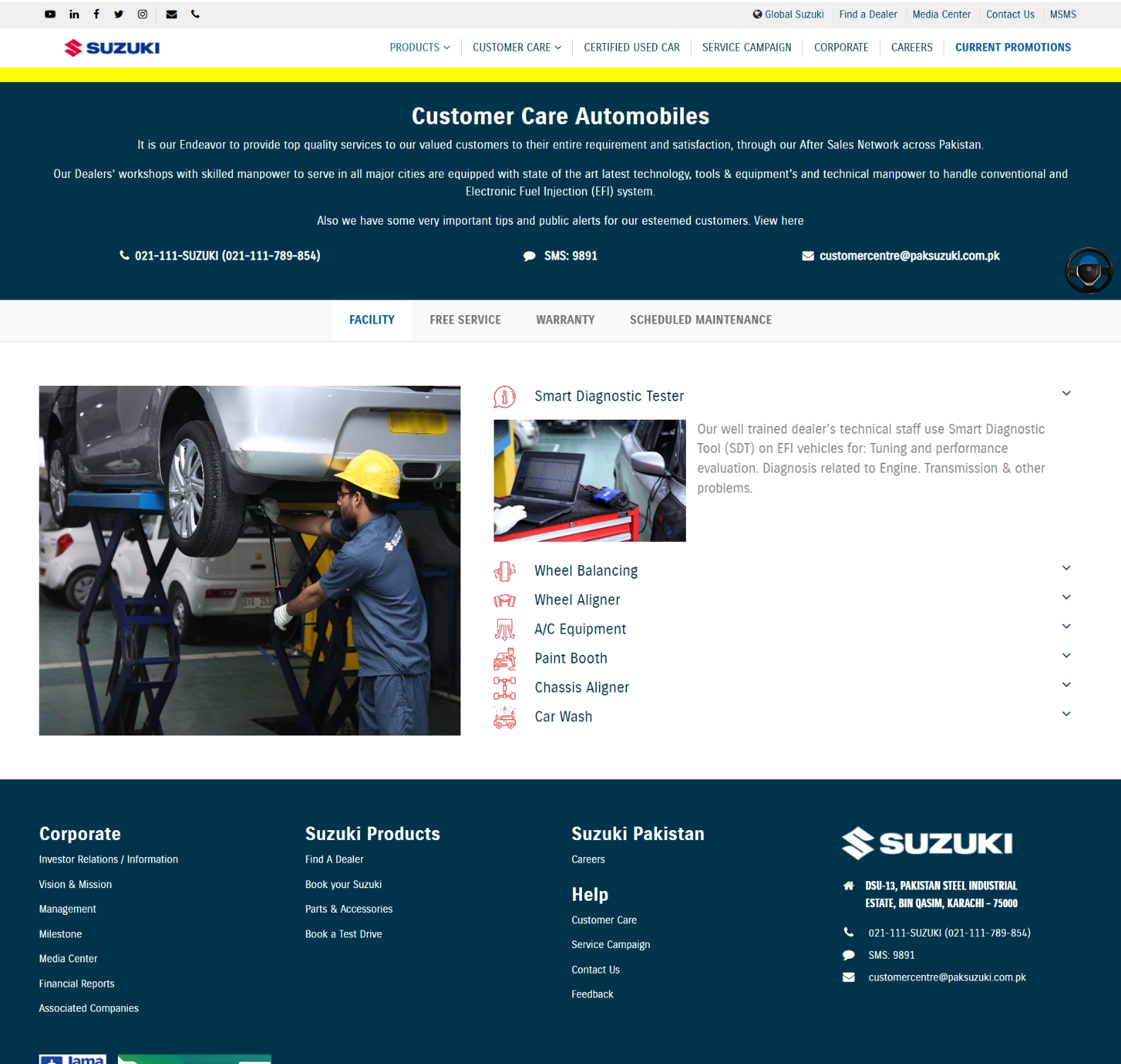 Suzuki Pakistan project showcase