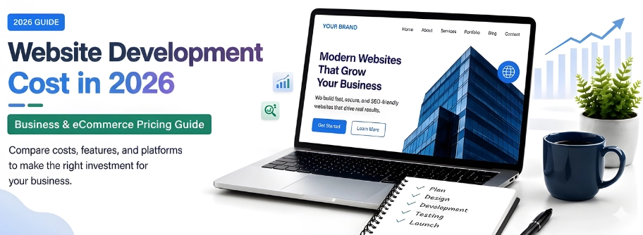 Website Development Cost Guide 2026 Website Development Cost for Business and eCommerce Websites in 2026